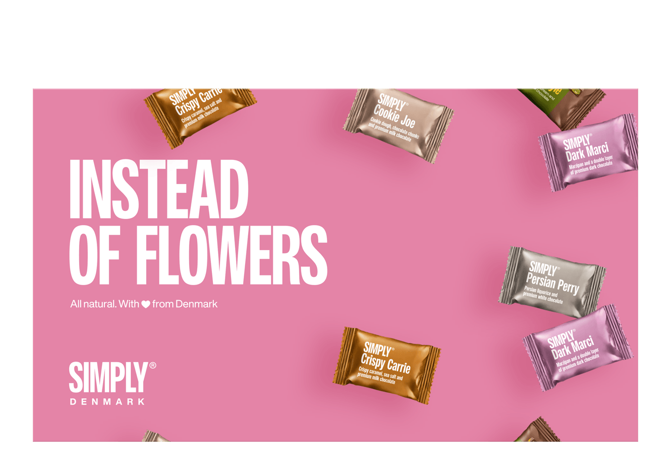 Geschenkbox, M - Statt Blumen (240g)