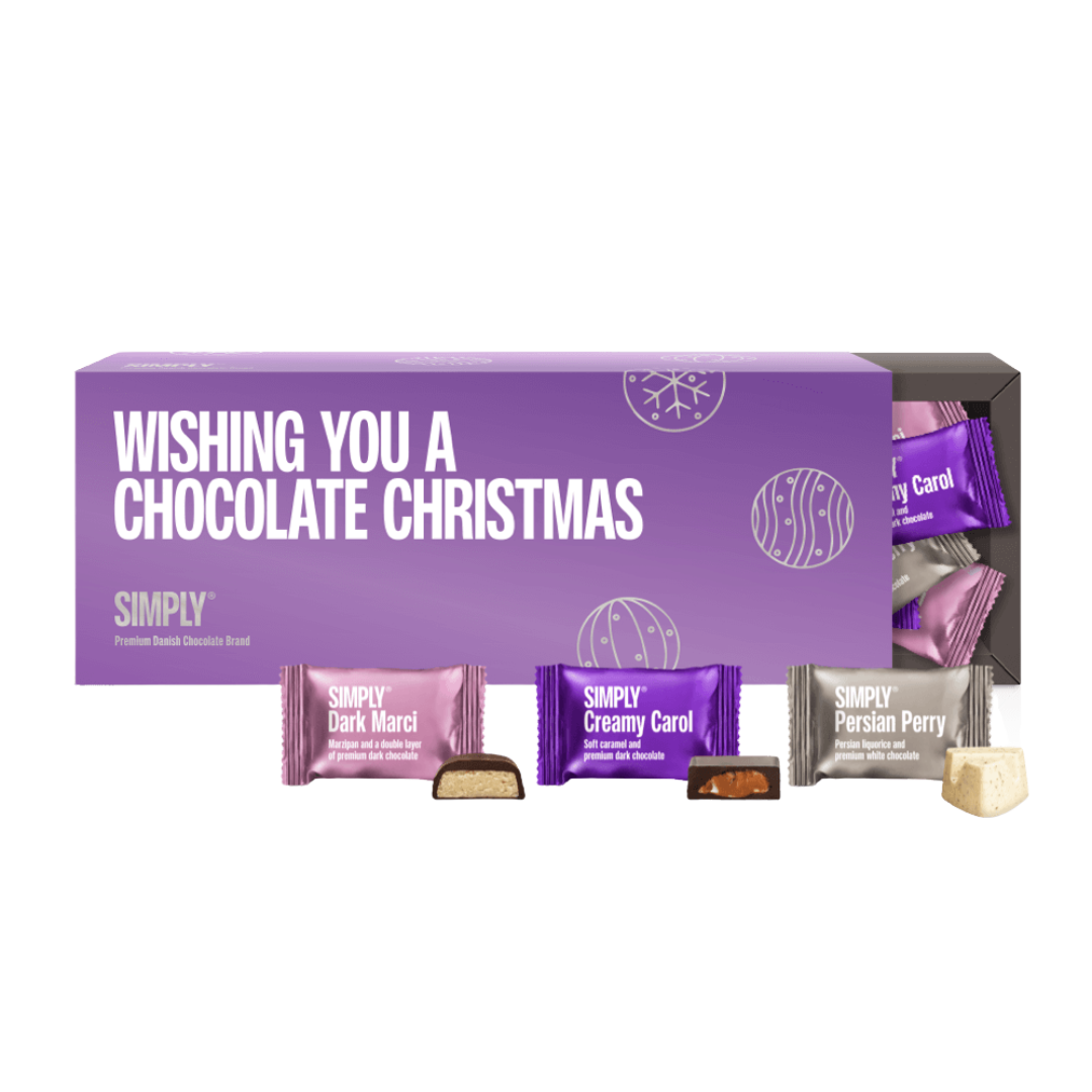 Schokoladen-Geschenkbox, 27 stk – Wishing You A Chocolate Christmas