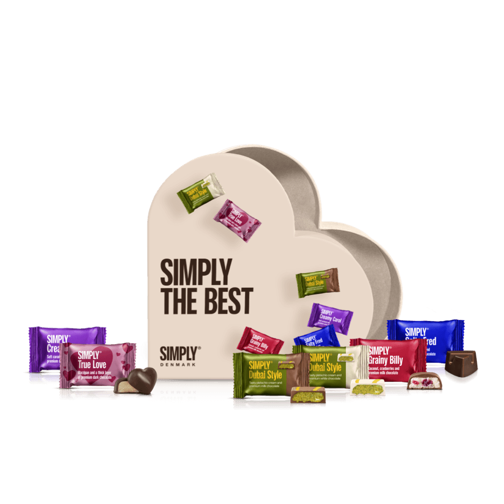 Geschenkbox, Herz M - Einfach die Besten (200g)