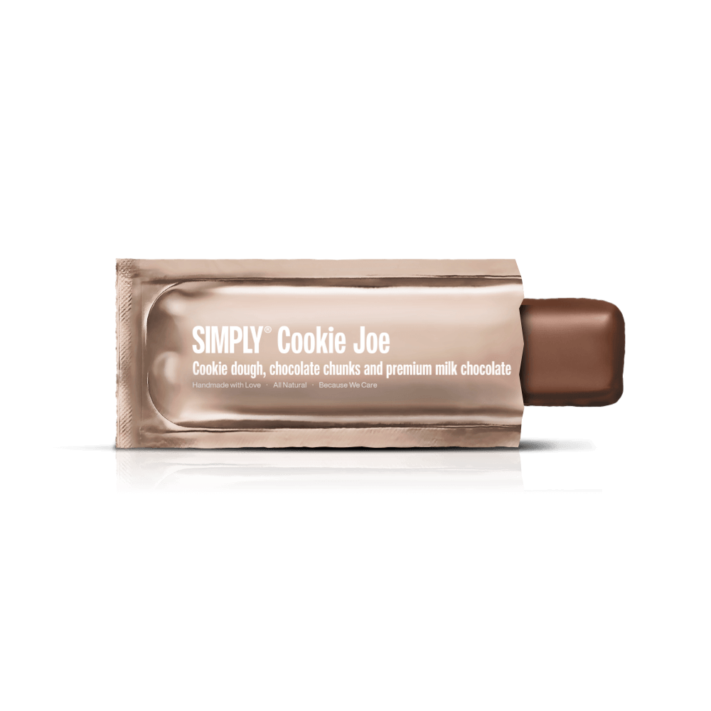 Simply® Cookie Joe | Cookie dough, chokolade chunks og premium mælkechokolade - Chocolate Bars - Simply®