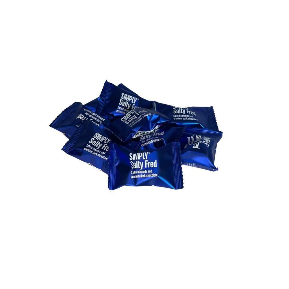 Kleine Schokoladen-Geschenkbox, 9 Stück – Simply® Salty Fred