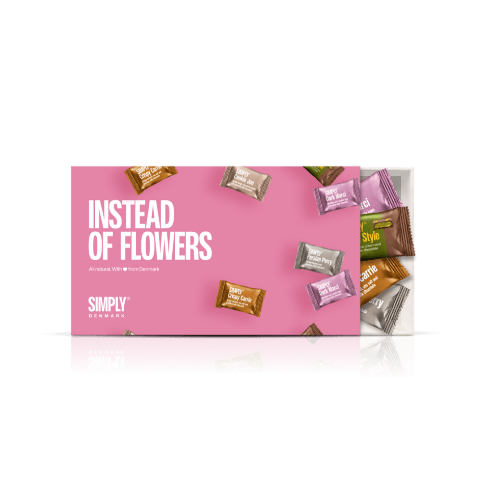 Geschenkbox, M - Statt Blumen (240g)