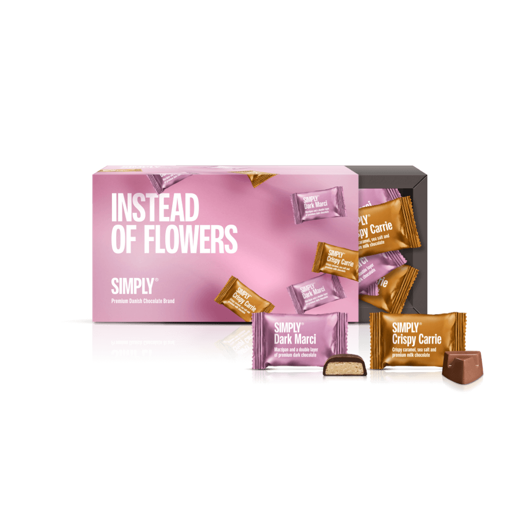 Schokoladen-Geschenkbox, 18 Stk – Statt Blumen