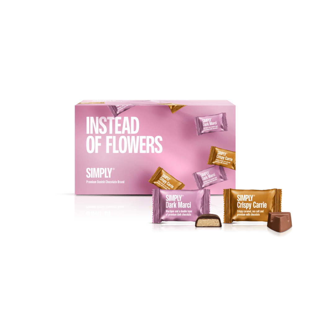 Schokoladen-Geschenkbox, 18 Stk – Statt Blumen