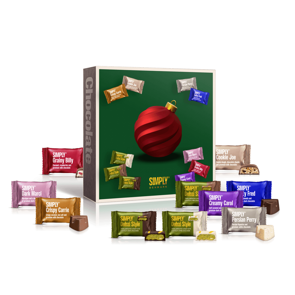 Geschenkbox, Premium Gaveæske (500g)
