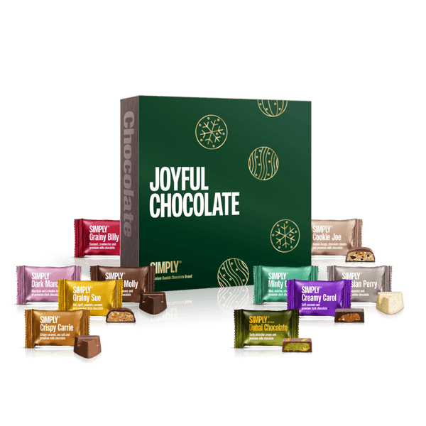 Schokoladen-Geschenkbox, 50 Stk – Simply® Joyful Chocolate