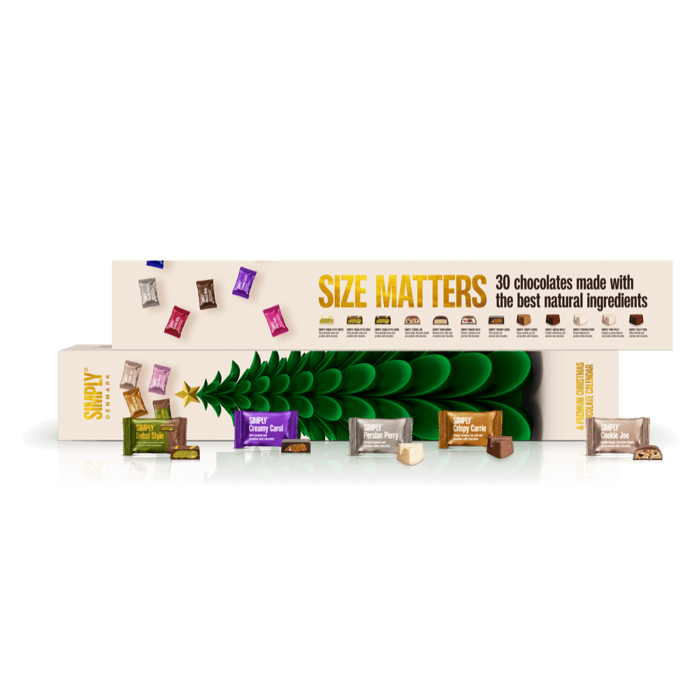Schokoladen-Adventskalender 2026 – 30 Türchen – Simply Chocolate, 300 g