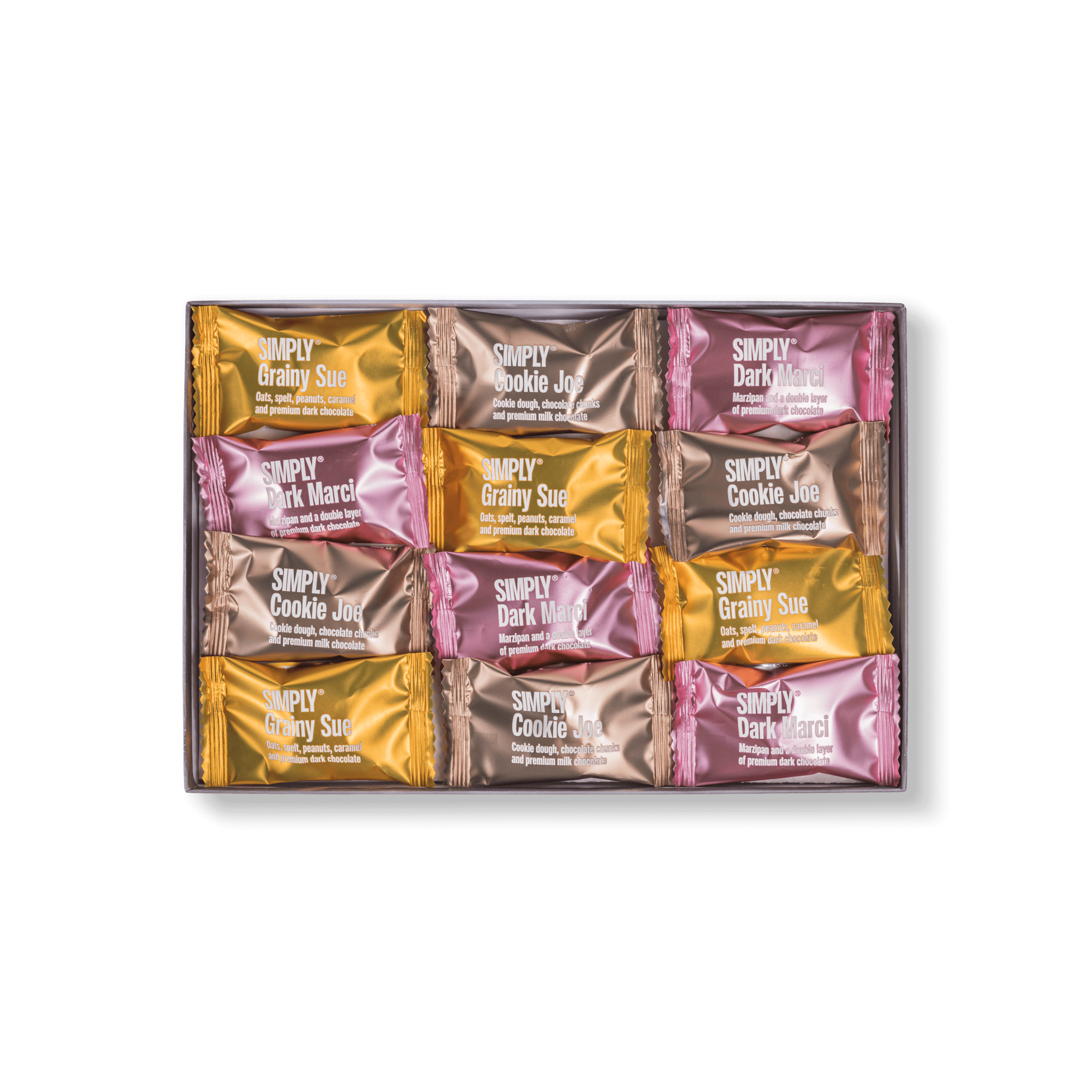 Schokoladen-Geschenkbox 12 stk - Simply® Yes, You Can Buy Love