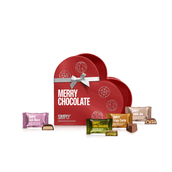Pralinenschachtel 20 Stk – Simply® Merry Chocolate Heart