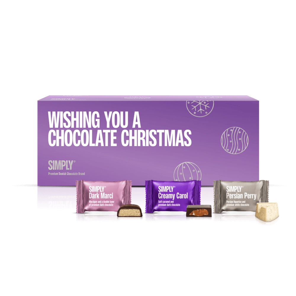 Schokoladen-Geschenkbox, 27 stk – Wishing You A Chocolate Christmas