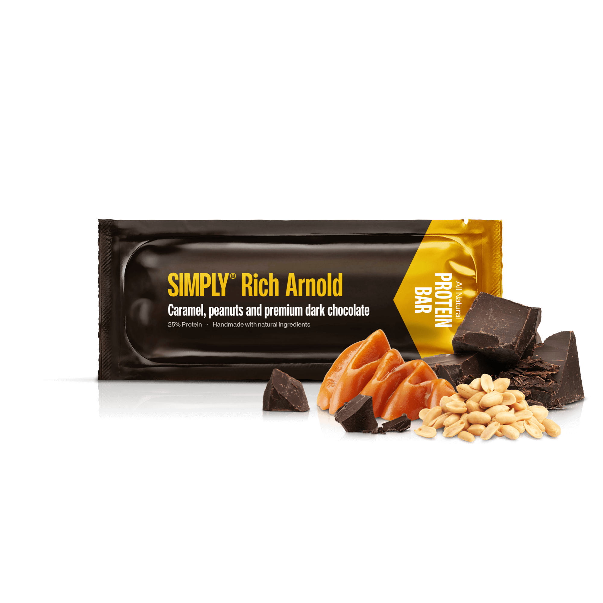 Schoko-Proteinriegel Box 15 Stück - Simply® Rich Arnold 