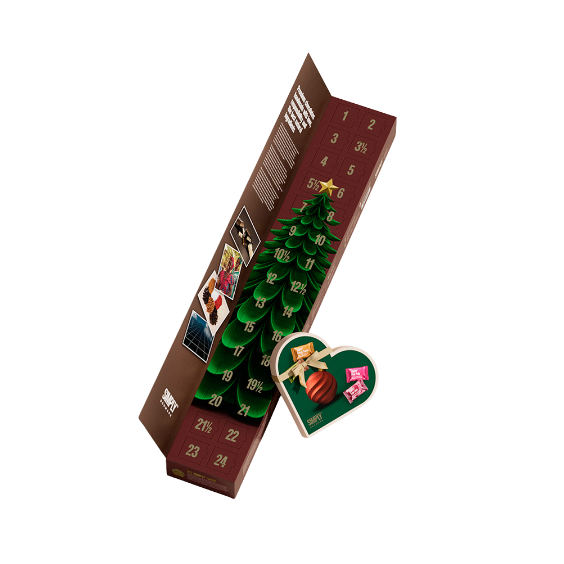 Adventskalender, Schokolade Share Size (600g)