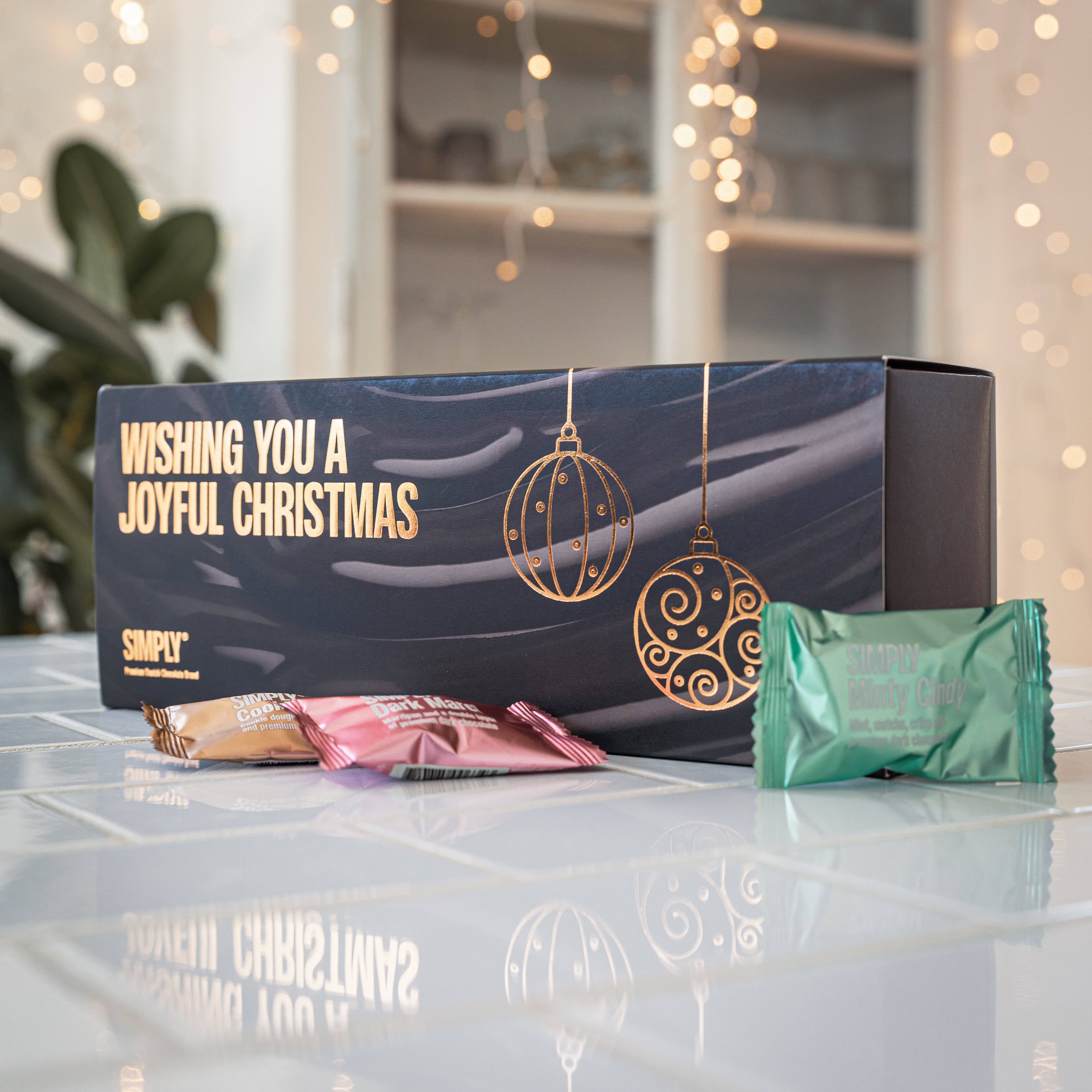 Schokoladen-Geschenkbox, 27 stk – Wishing You A Joyful Christmas