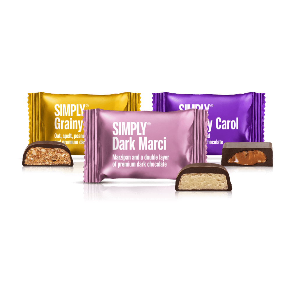 Grainy Mix - 75 Bites | En smagfuld blanding af 3 bestsellers - Box of Bites - Simply®