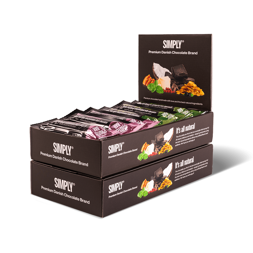 Flying Felix og Flexi Flora | 2 kasser proteinbarer 30x40g - Protein bars - Simply®